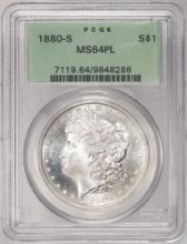 1880-S $1 Morgan Silver Dollar Coin PCGS MS64PL Old Green Label