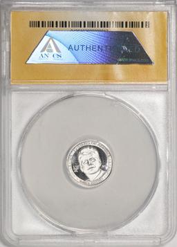 2014 Proof 1/10 oz Platinum JFK Apollo 11 Anniversary Medal ANACS MS68