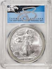 2020 $1 American Silver Eagle Coin PCGS MS70 First Day Of Issue Cleveland Signature