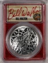 2020-P $1 Basketball HOF Silver Dollar Coin PCGS PR70DCAM Bill Walton Signature FDOI