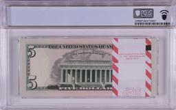 Pack 2017A $5 Federal Reserve STAR Notes Atlanta Fr.1998-F* PCGS Superb Gem UNC 68PPQ