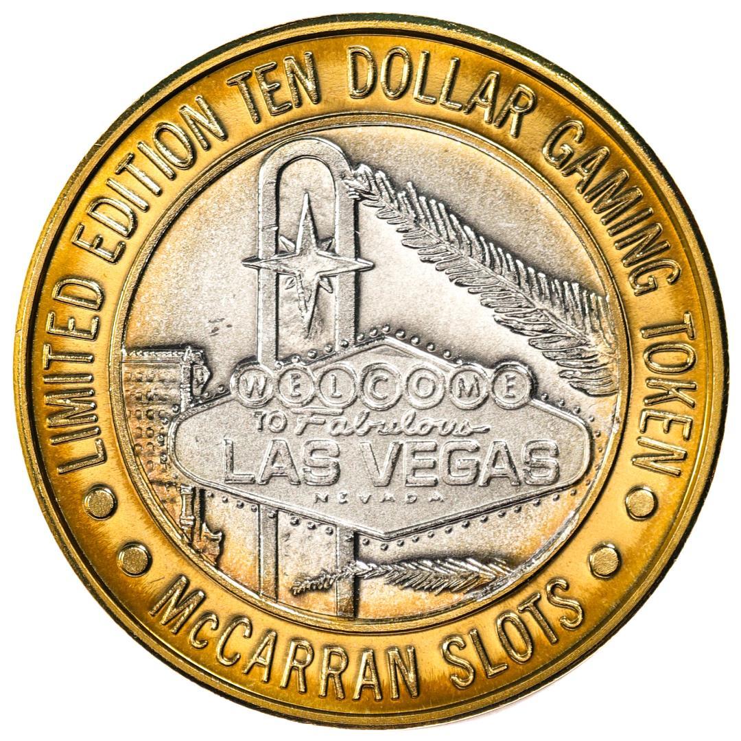 .999 Silver McCarran International Airport Las Vegas, NV $10 Limited Gaming Token