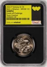 Whatnot WFOM 2023-P $1 Vehicles Coin NGC Grade-off Challenge Sample Slab Coinhub