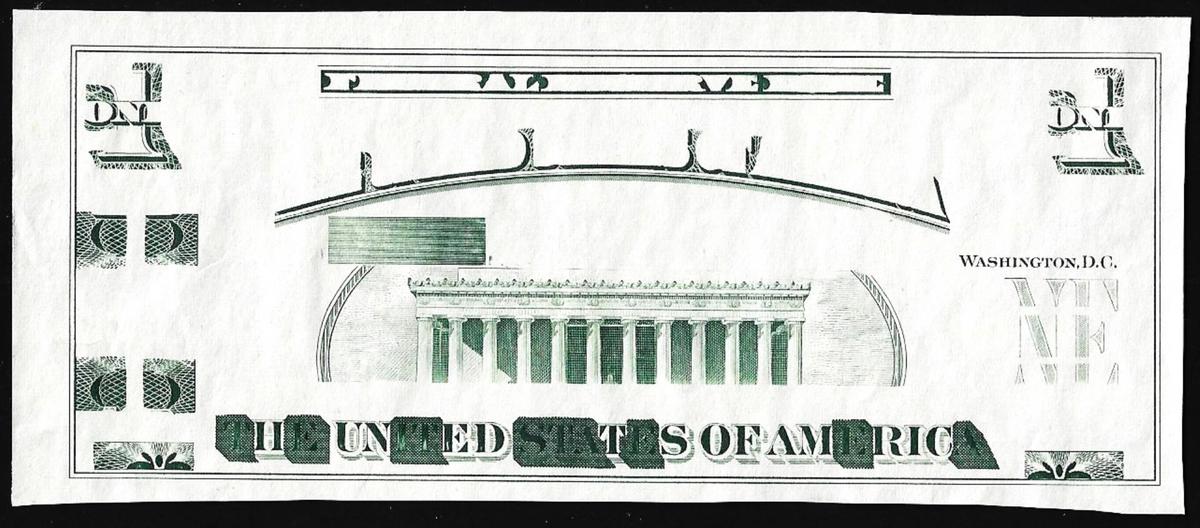 Circa 1970's Lincoln Memorial Giori Note