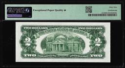 1963 $2 Legal Tender Note Fr.1513 PMG Superb Gem Uncirculated 69EPQ* Star