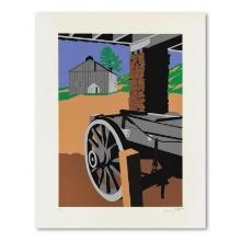 Armond Fields (1930-2008) "Wagon Wheel" Limited Edition Serigraph on Paper