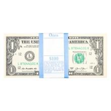 Pack of (100) Consecutive 2013 $1 Federal Reserve Notes San Francisco