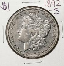 1892-S $1 Morgan Silver Dollar Coin