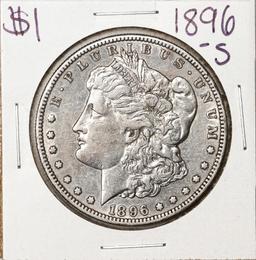 1896-S $1 Morgan Silver Dollar Coin