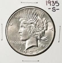 1935-S $1 Peace Silver Dollar Coin