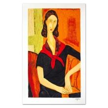 Amedeo Modigliani "Jeanne Hebuterne" Limited Edition Serigraph on Paper