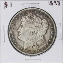 1893 $1 Morgan Silver Dollar Coin