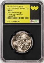 Whatnot WFOM 2023-P $1 Vehicles Coin NGC Grade-off Challenge Sample Slab Team Bargain Hunters