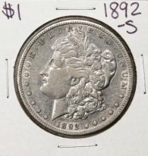 1892-S $1 Morgan Silver Dollar Coin