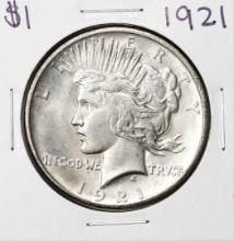 1921 $1 Peace Silver Dollar Coin