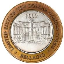 .999 Silver Bellagio Las Vegas, NV $10 Casino Limited Edition Gaming Token