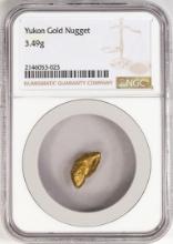 3.49 Gram Yukon Gold Nugget NGC Graded