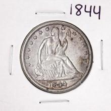 1844 Seated Liberty Half Dollar Coin
