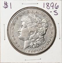 1896-S $1 Morgan Silver Dollar Coin