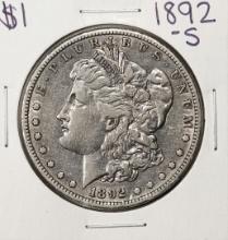 1892-S $1 Morgan Silver Dollar Coin