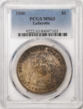 1900 $1 Lafayette Commemorative Silver Dollar Coin PCGS MS63