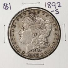 1892-S $1 Morgan Silver Dollar Coin