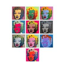 Andy Warhol "Classic Marilyn Portfolio" Print Serigraph On Paper