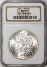 1901-S $1 Morgan Silver Dollar Coin NGC MS64