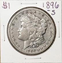 1896-S $1 Morgan Silver Dollar Coin