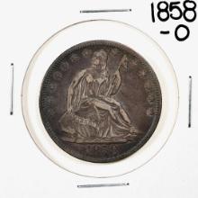 1858-O Seated Liberty Half Dollar Coin