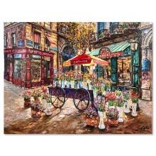 Vadik Suljakov "Cafe Mimosa" Limited Edition Giclee on Paper