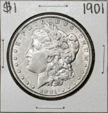 1901 $1 Morgan Silver Dollar Coin