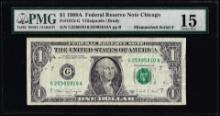 1988A $1 Federal Reserve Note Mismatched Serial Number Error Fr.1915-G PMG Ch. Fine 15