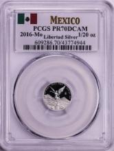 2016-Mo Mexico Proof 1/20 oz Silver Libertad Coin PCGS PR70DCAM