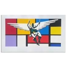 Mark Kostabi "Timeless Moment" Limited Edition Serigraph On Paper