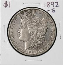 1892-S $1 Morgan Silver Dollar Coin