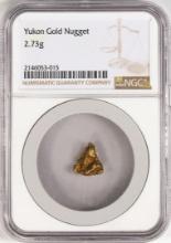 2.73 Gram Yukon Gold Nugget NGC Graded