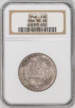 1946 Iowa Statehood Commemorative Half Dollar Coin NGC MS66 Old Holder