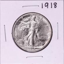 1918 Walking Liberty Half Dollar Coin