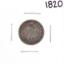 1820 Capped Bust Dime Coin