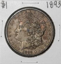 1893 $1 Morgan Silver Dollar Coin