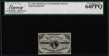 1863 Third Issue Three Cents Fractional Note Fr.1226 Legacy Very Choice New 64PPQ