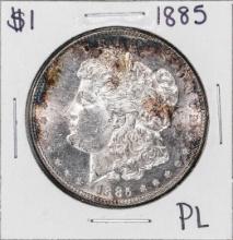 1885 $1 Morgan Silver Dollar Coin Proof Like