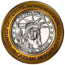 .999 Silver McCarran International Airport Las Vegas, NV $10 Limited Gaming Token