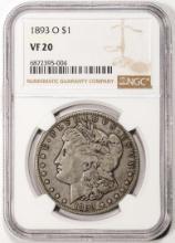 1893-O $1 Morgan Silver Dollar Coin NGC VF20