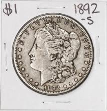 1892-S $1 Morgan Silver Dollar Coin