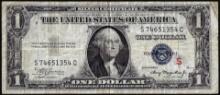 1935A $1 Experimental "S" Silver Certificate Note