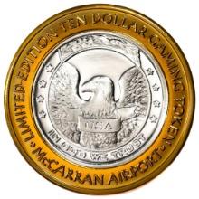 .999 Silver McCarran International Airport Las Vegas, NV $10 Limited Gaming Token