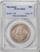 1934 Maryland Tercentenary Commemorative Half Dollar Coin PCGS MS65