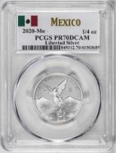 2020-Mo Mexico Proof 1/4 oz Silver Libertad Coin PCGS PR70DCAM